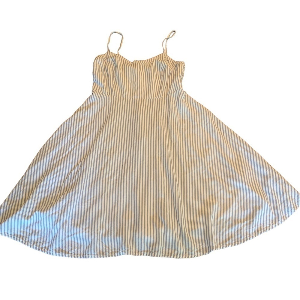 Old Navy Striped Fit & Flare Spaghetti Strap Mini Dress XS